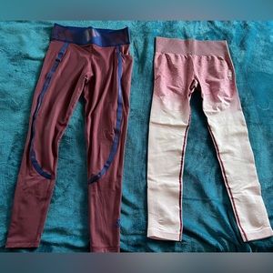 Gymshark and Adidas Leggings size Medium